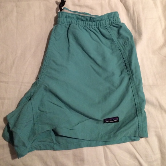 Patagonia teal baggies