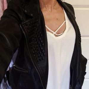 Faux Leather Jacket