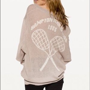 Wildfox Couture Hampton Tennis Club V-Neck Sweater