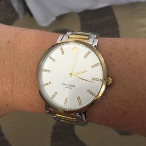 Kate spade gold and silver watch