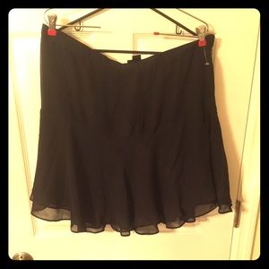 Black skirt or grey plaid skirt