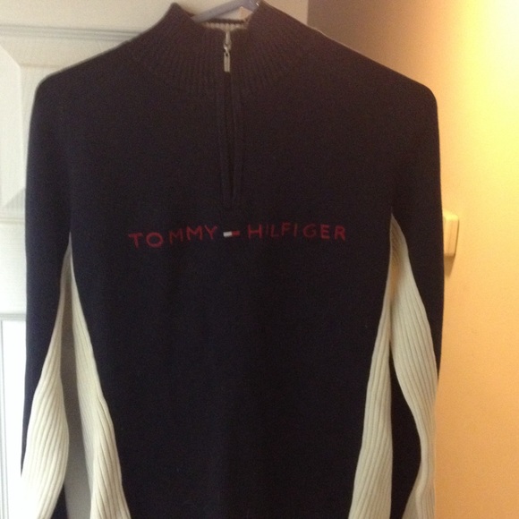 Tommy Hilfiger vintage half zip up sweater