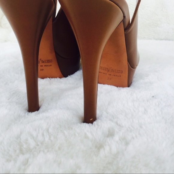 Palter Deliso Icon Platform Peep-toe Sling Back - Picture 4 of 4