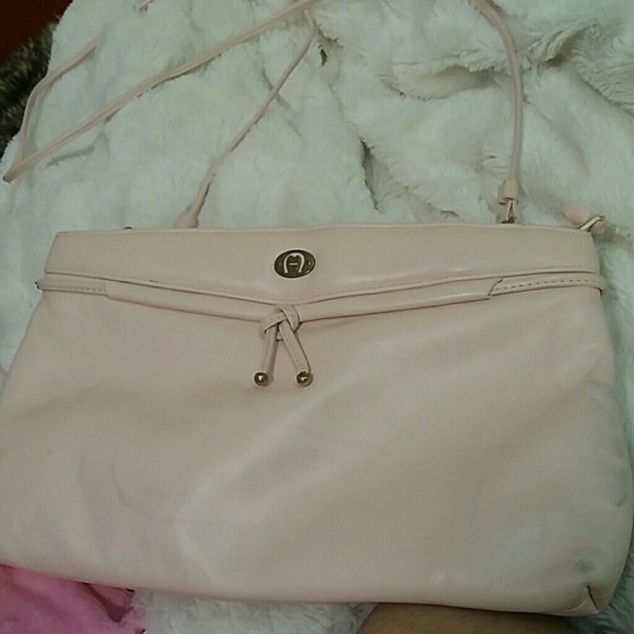 ETIENNE AIGNER PALE PINK PURSE - Picture 1 of 4