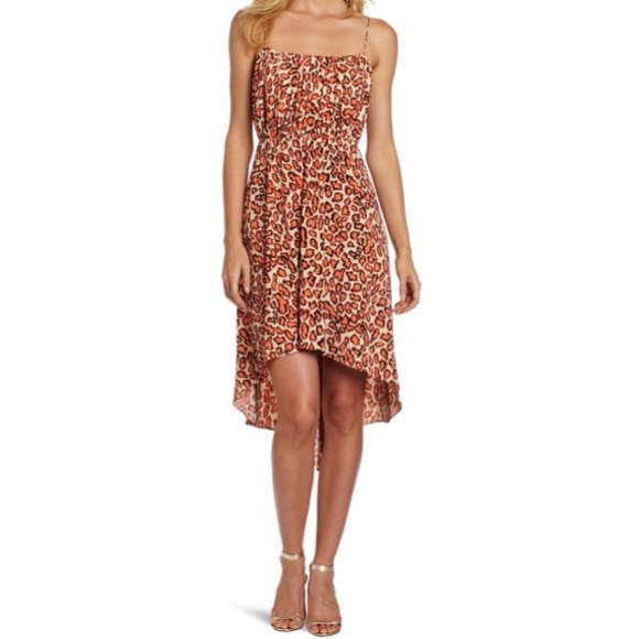 NEW & CUTE!  Suzi Chin High Low Dress Animal Print