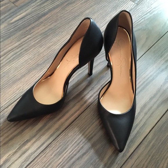 Jessica Simpson Black "Claudette" Pumps