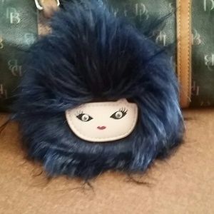Bad hair day purse charm