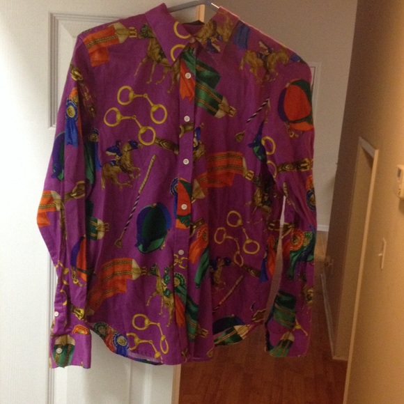 Lauren Ralph Lauren longsleeve equestrian horses