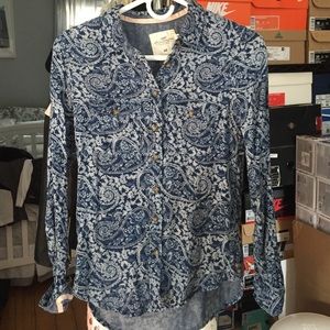 Paisley button down