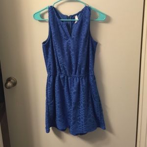 Blue Romper
