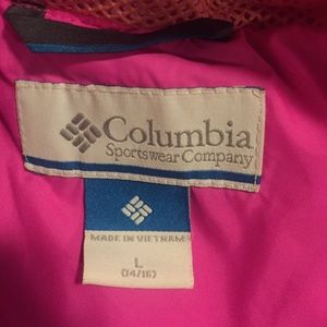 Kids large Columbia rain coat
