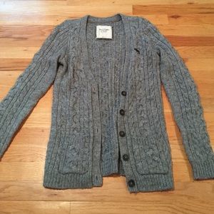 A&F Cable cardigan
