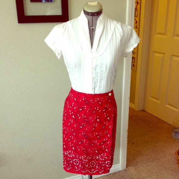 Charter Club Dresses & Skirts - Charter Club Bandanna Wrap Skirt