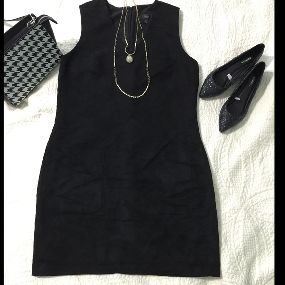 Black Suede Dress