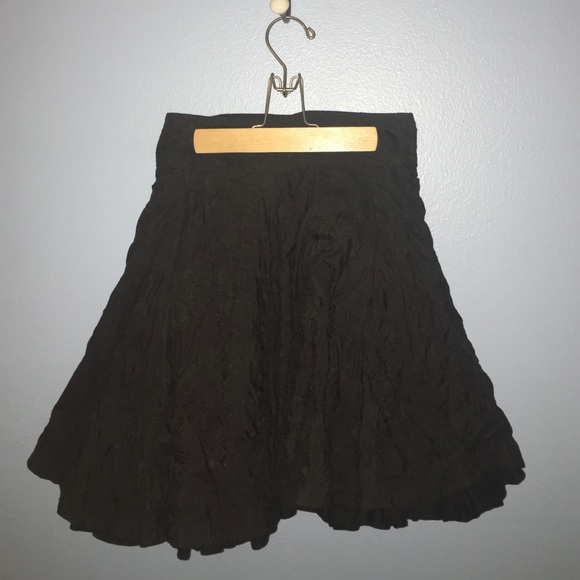 All Saints raw silk full skirt