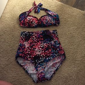 High waist swimsuit
