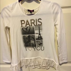 Super cute "Paris I ❤️ u" shirt