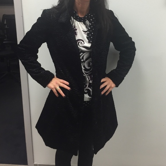 White house black market persian coat Clearance