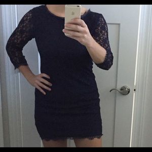Classic but sexy lace cocktail dress