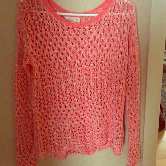 Coral Hollister Sweater