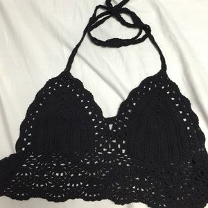 Crochet bralette/bikini top