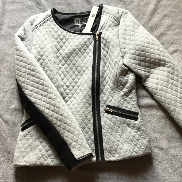 NWT Kut from the Kloth quilted, zippered jacket
