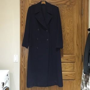SALE!! Long navy trench