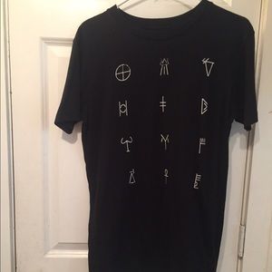 Hieroglyphic Black Tee