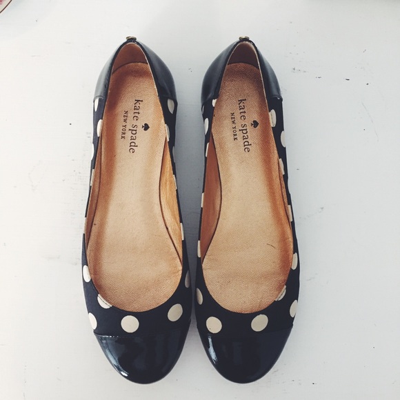 Kate spade polka dot flats