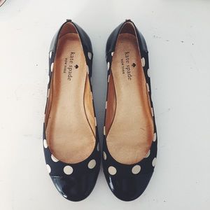 Kate spade polka dot flats