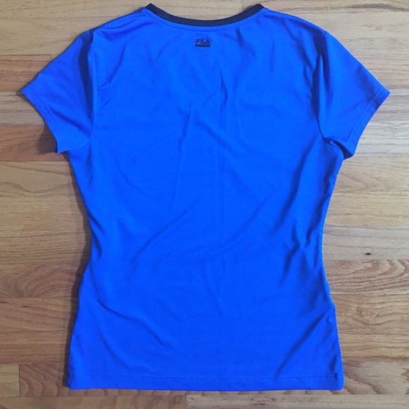 Cobalt blue short sleeve workout top! - Picture 6 of 7