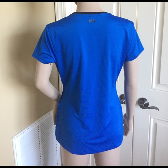 Cobalt blue short sleeve workout top! - Picture 3 of 7