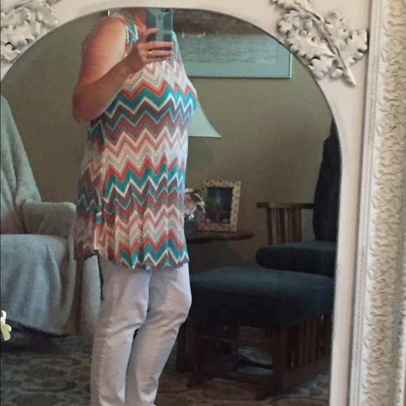 Pastels Clothing Chevron Tunic - Picture 2 of 4
