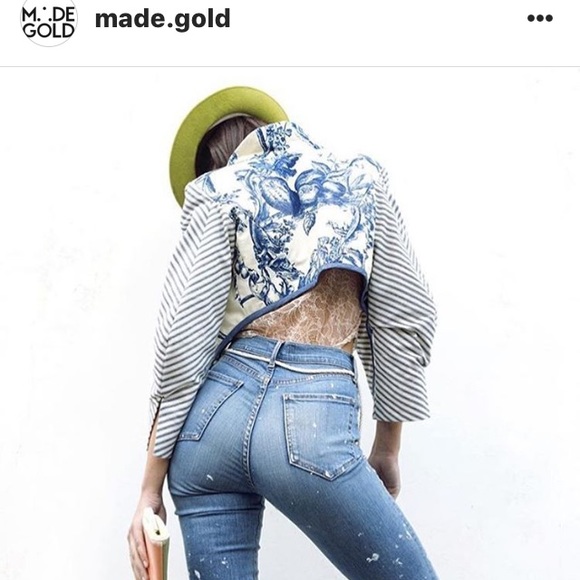made gold denim