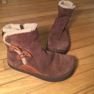 EARTH Leather Boots 7 Dakota Acajou