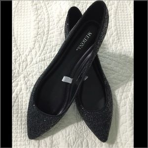 Black Glitter Shoes