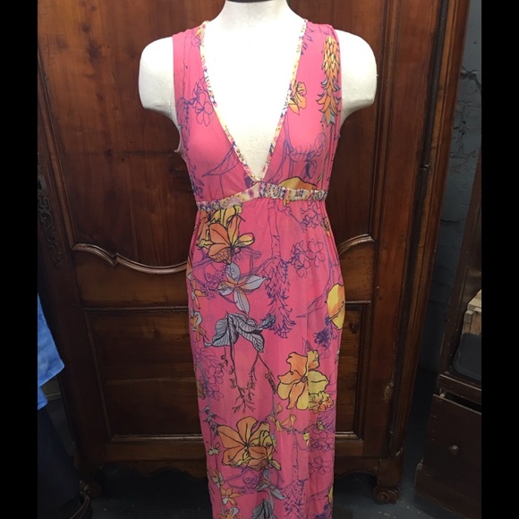 SWEETPEA Brand maxi dress//sz S multicolored-