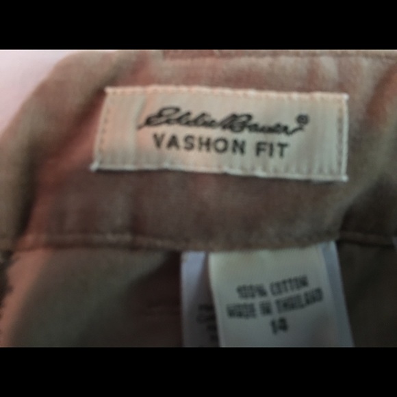 Eddie Bauer Chestnut Velvet Pants - Picture 2 of 3