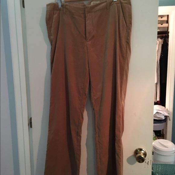 Eddie Bauer Chestnut Velvet Pants - Picture 3 of 3