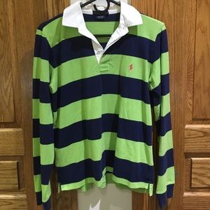 Striped polo