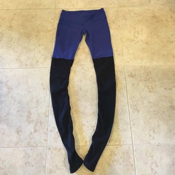 Alo Yoga goddess leggings XS royal blue/black