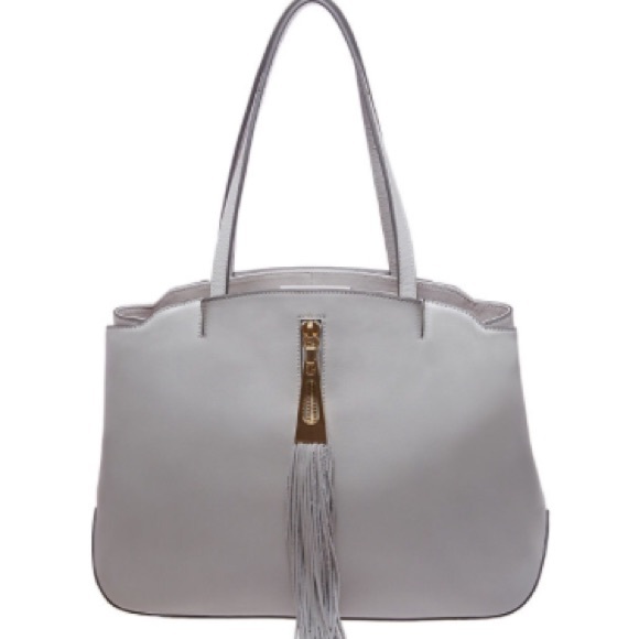 Brian Atwood Gray Jesse bag