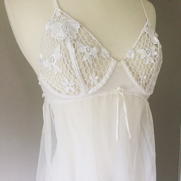 Vintage netted nighty top