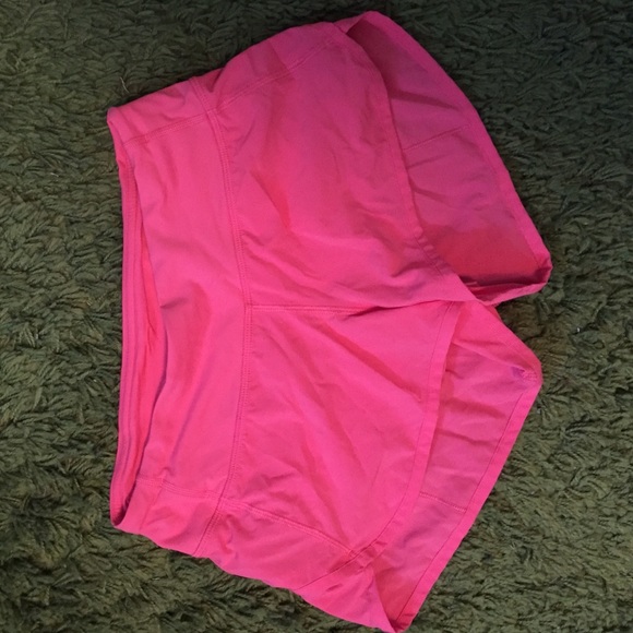 Pink Lulu Lemon Shorts