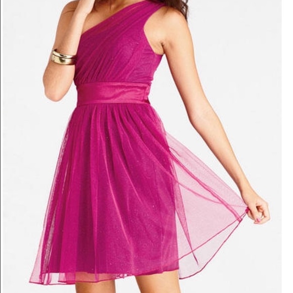 Sparkly one shoulder dress