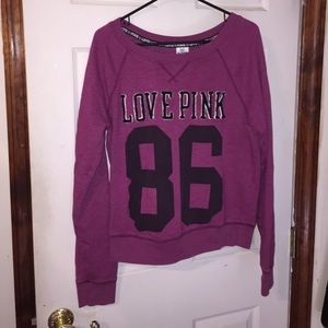 Pink sweatshirt