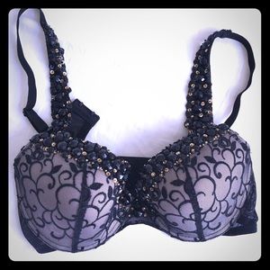 Marciano Laced Jeweled Bra