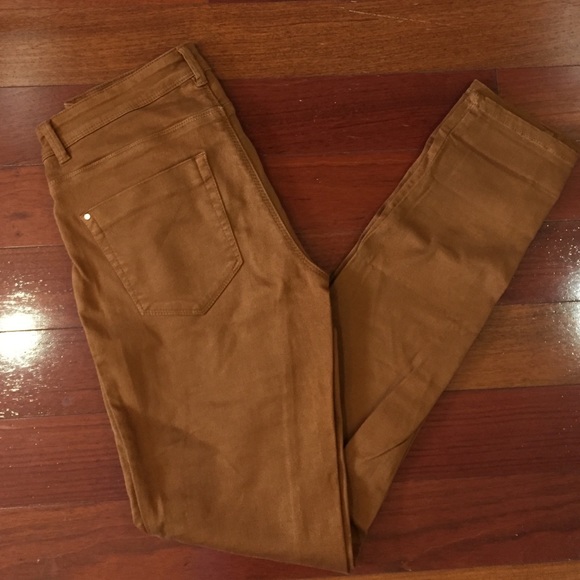 Zara Rusty Orange Jeans