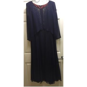 Gorgeous Navy Mother of the Bride Dress