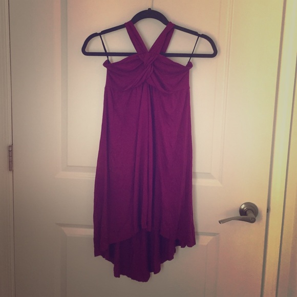 Purple Free People halter dress - Picture 1 of 1